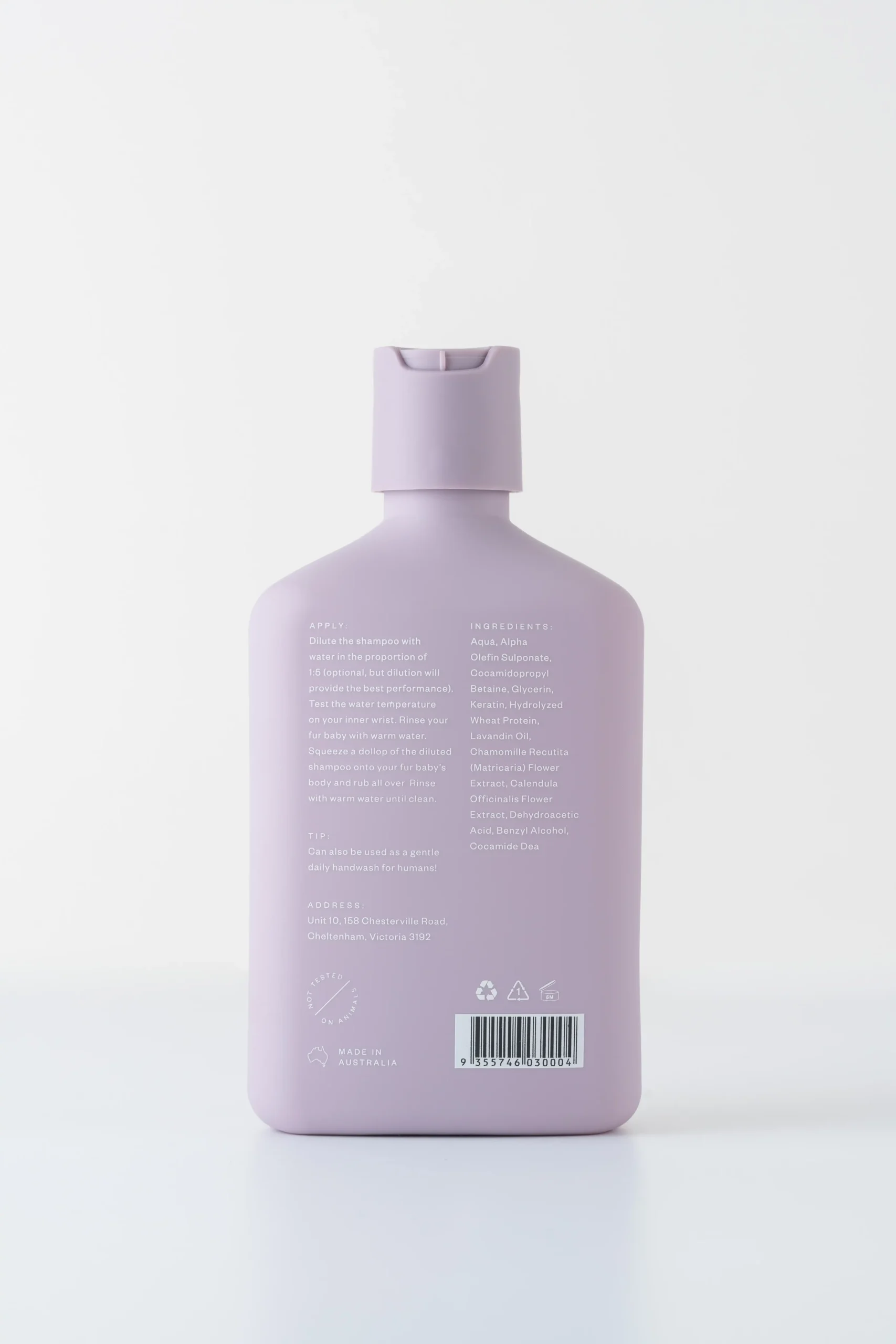 Lavender Dog Shampoo