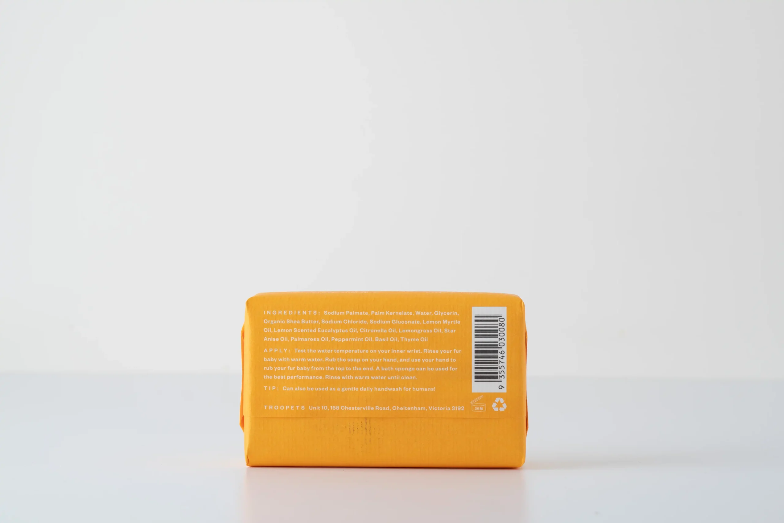 Lemon Mytle Dog Soap