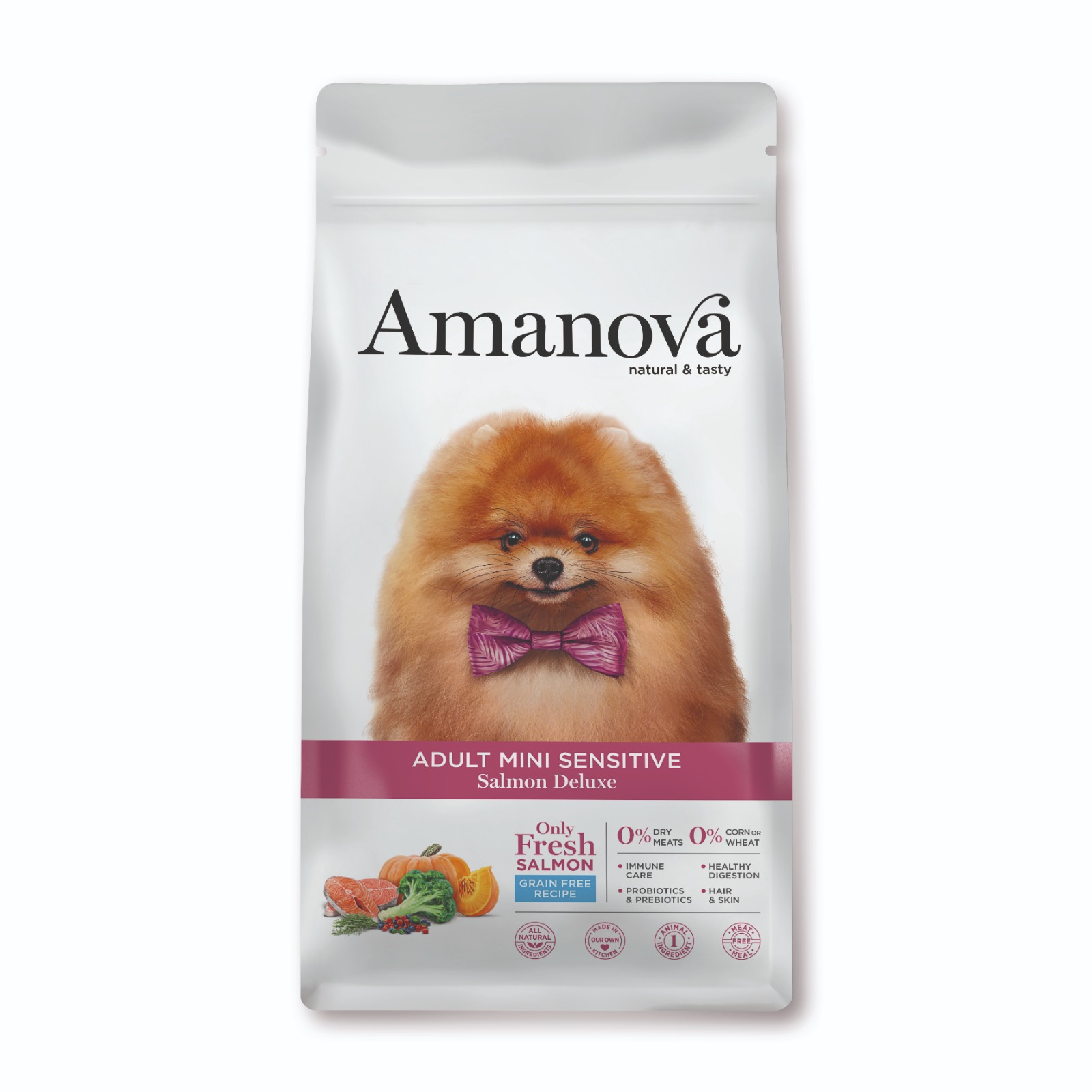Amanova Dog Mini Sensitive Grain-free Salmon 2 kg / 7kg