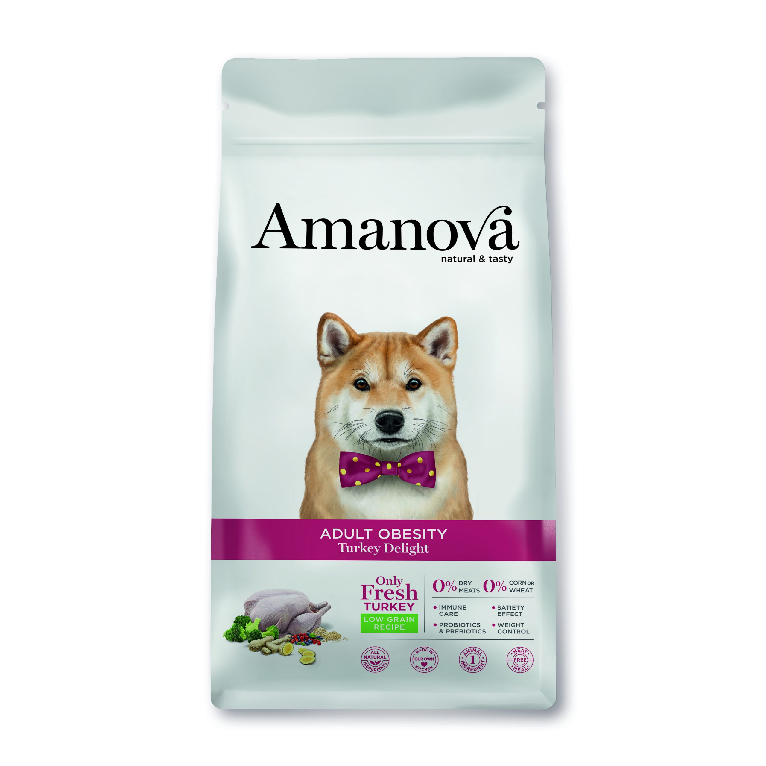 Amanova Dog Obesity Low-grain Turkey 2 kg/ 10kg